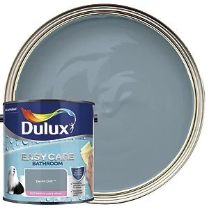 Image of Dulux Easycare Bathroom Denim Drift Soft Sheen Emulsion Paint 2.5L