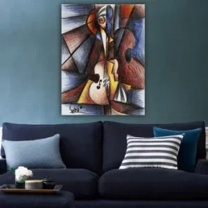 Image of 62354260_70100 Multicolor Decorative Canvas Painting