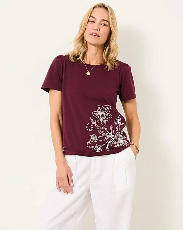Image of FatFace FatFace Freya Tee Purple - FatFace - Size: 12 Purple Female 12 PQ62802