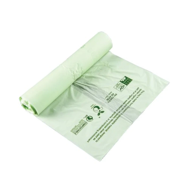 Image of Value Medium Duty Compostable Food Waste Liner 140 Litre Green (200 Pack) CW140C0