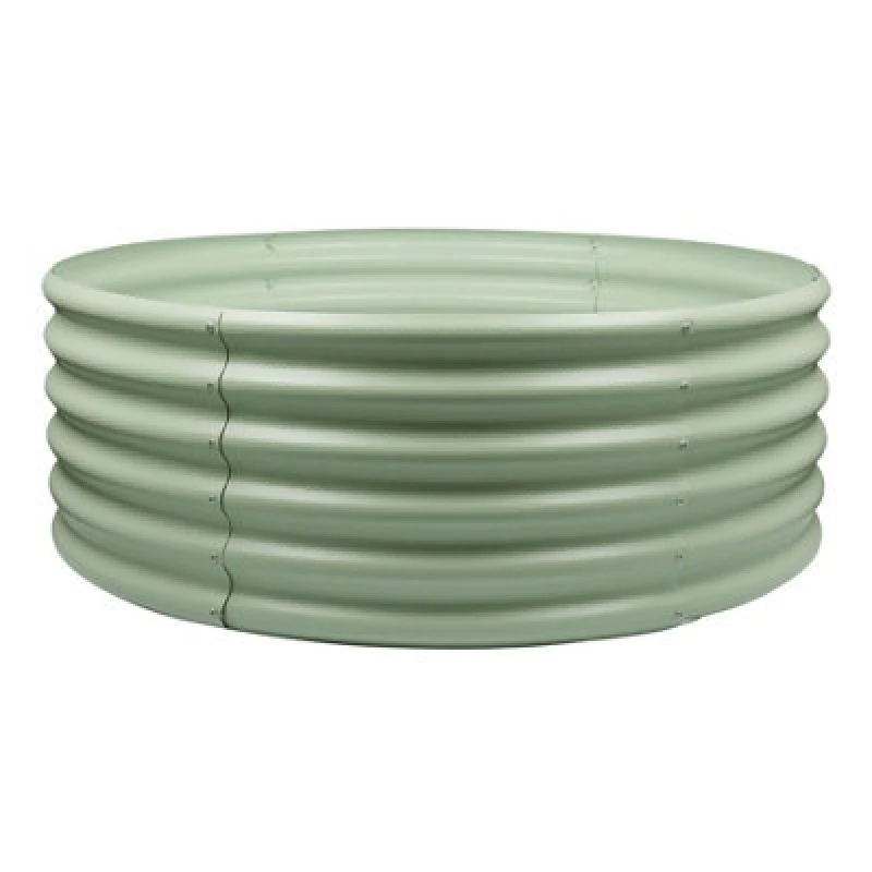 Image of Harbour Housewares Round Raised Garden Bed - 120Cm X 45Cm - Green