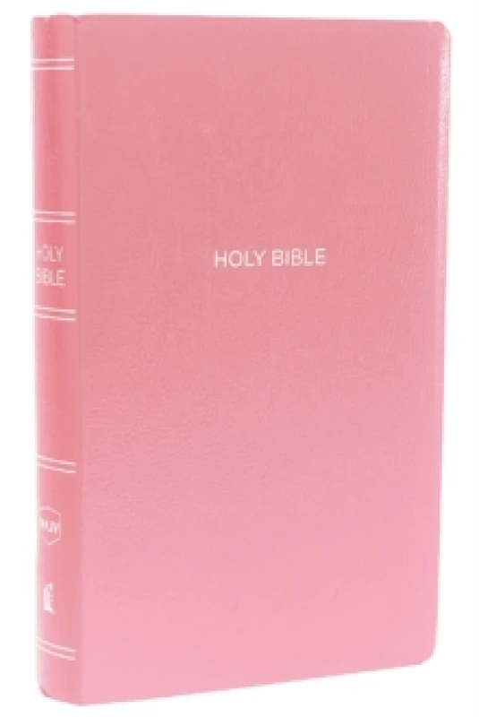 Image of nkjv gift and award bible leather look pink red letter comfort print holy b 9780718074876