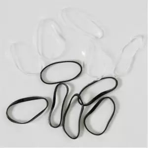 Image of I Saw It First Mixed Elastic Hair Ties - Green