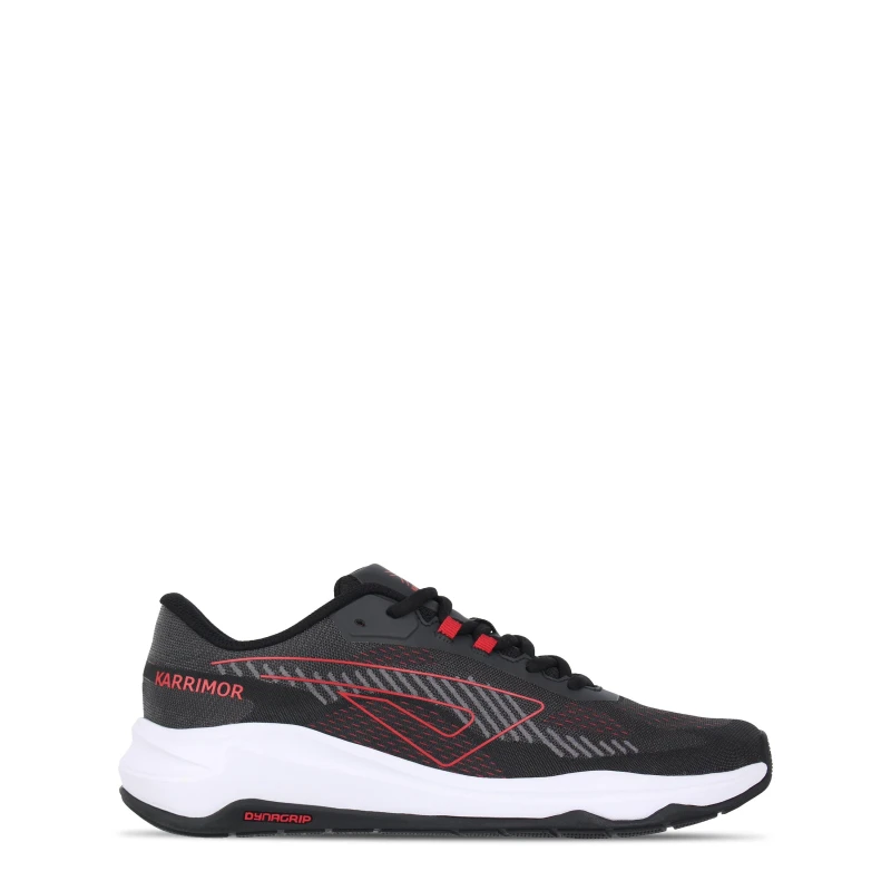 Image of Karrimor Tempo Running Trainers Mens Black/Red male 7 (41)