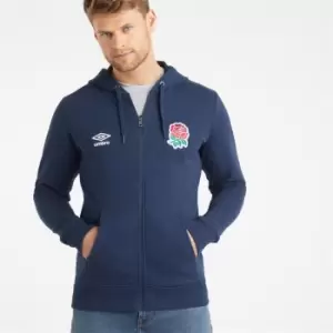 Image of Umbro RFU Full Zip Hoodie Mens - Blue