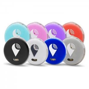 Image of TrackR Pixel Bluetooth Tracking Device 8 Device Pack - Pink Black White Silver Aqua Purple Red Blue