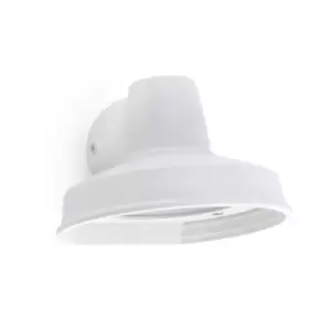 Image of Bronx 1 Light Outdoor Wall Light White IP44, GU10