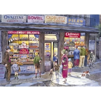 Image of Gibsons Corner Shop Jigsaw Puzzle - 500 Pieces