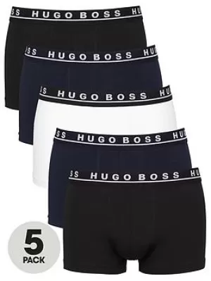 Image of Hugo Boss 5 Pack Trunks Navy Size L Men