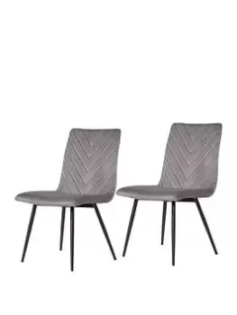 Image of K-Interiors Lucia Pair Of Dining Chairs