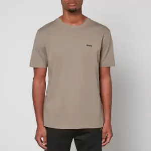 Image of BOSS Green Logo-Printed Stretch Jersey T-Shirt - M