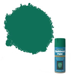 Image of Rust-Oleum Chalkboard Old school green Matt Multi-surface Spray Paint 400ml