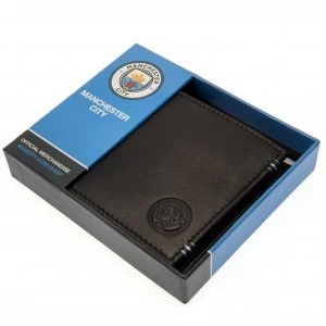Image of Manchester City FC Leather Stitched Wallet