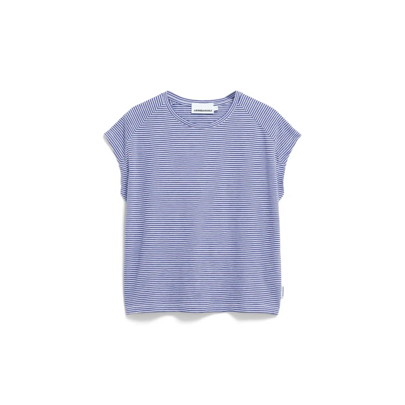 Image of ARMEDANGELS Womens striped T-Shirt ARMEDANGELS Oneliaa Lovely Beige Female M