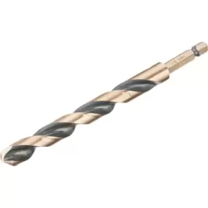Image of DEWALT Black and Gold Hex Impact HSS Drill Bit 11mm Pack of 1