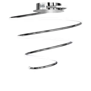 Image of Wofi Soller LED Ceiling Lamp - Chrome