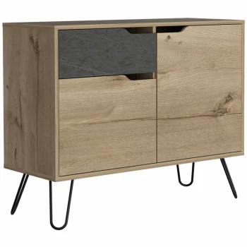 Image of Manhattan small sideboard with 2 doors & 1 drawer