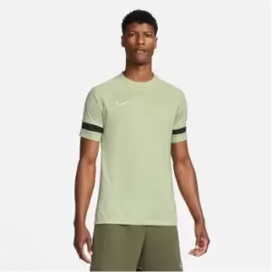 Image of Nike Academy Short-Sleeve Football Top Mens - Green