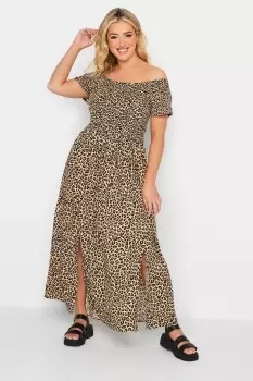 Image of Shirred Maxi Dress