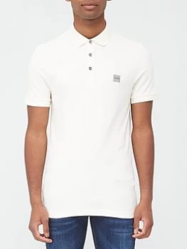 Image of Hugo Boss Passenger Polo Shirt Light Beige Size 2XL Men