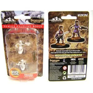 Image of Pathfinder Deep Cuts Unpainted Miniatures - Female Halfling Rogue