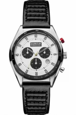 Image of Mens Barbour International Boswell Chronograph Watch BB025WHBK