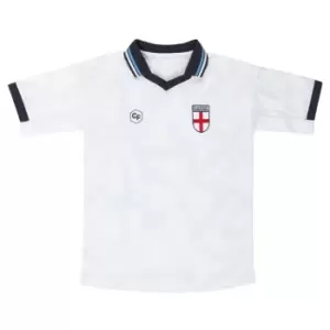 Image of Classicos de Futebol England Retro Fan Shirt Juniors - White