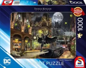Image of Thomas Kinkade: Batman - Gotham City 1000 Piece Jigsaw Puzzle