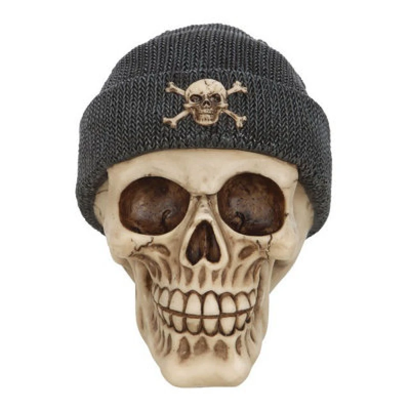 Image of Something Different Something Different Skull Ornament in Brown Brown One Size Unisex 5063425793792