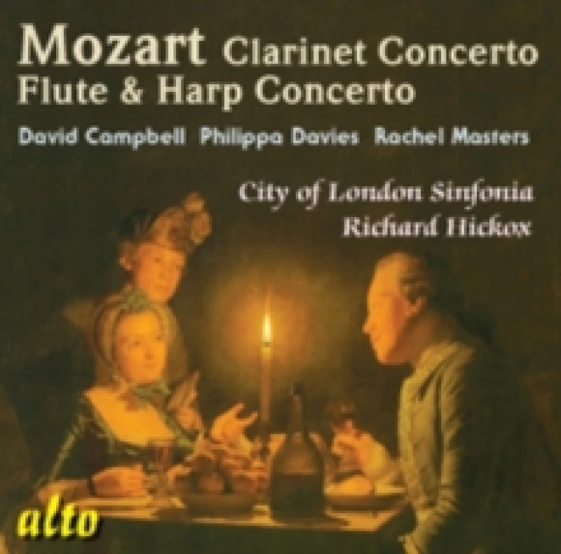 Image of Clarinet Concerto, Flute & Harp Concerto CD / Album