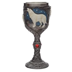 Image of Protector of the North Night of the Wolf Decorative Goblet