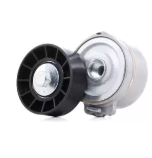 Image of RIDEX Tensioner Pulley FORD,FIAT,PEUGEOT 310T0016 5751F6,9650542580,9660484680 Tensioner Pulley, v-ribbed belt 1310771,1318336,4M5Q6A228FC,4M5Q6A228FD