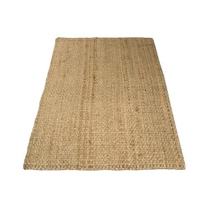 Image of Charles Bentley 100 x 150cm Jute Runner Rug - Brown