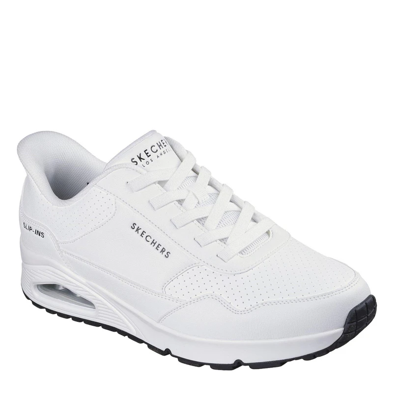 Image of Skechers UNO Banksia Luxe Shoes Mens White male 7 (41)