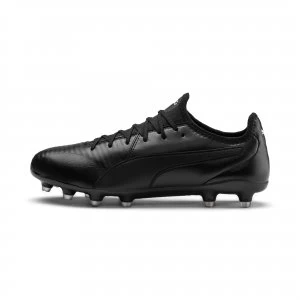 Image of Womens PUMA King Pro FG Football Boots, Black/White Size 6 Shoes