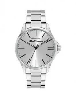 Image of Ben Sherman Silver Dial Stainless Steel Bracelet Watch, Silver, Men