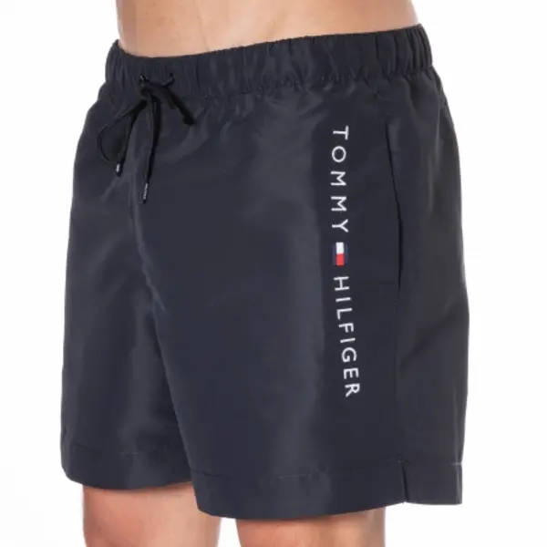 Image of Tommy Hilfiger Original Swim Shorts - Navy S
