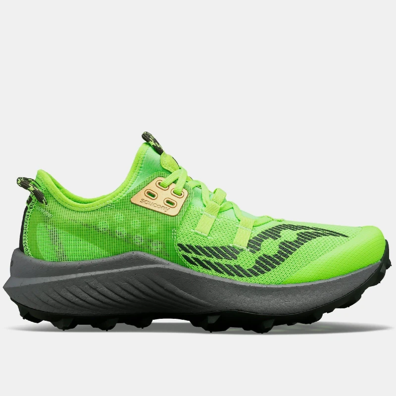 Image of Saucony Endorphin Running Shoe Lime female UK 5