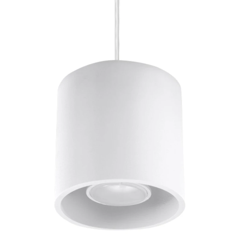 Image of Sollux Lighting Modern Pendant Lamp 110x10x10cm 1xLight White