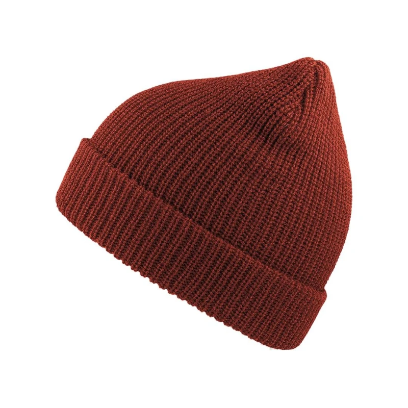 Image of Atlantis Atlantis Woolly Wool Blend Beanie in Light Brown Light Brown One Size Unisex 5059958610392