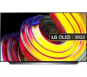 Image of 55" LG OLED55CS6LA Smart 4K Ultra HD OLED TV with Google Assistant & Amazon Alexa, Silver/Grey,Black