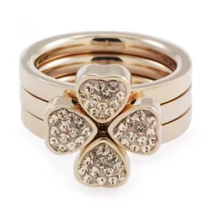 Image of Ladies Folli Follie Size N.5 Hrt 4 Hrt Ring