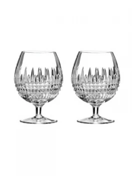 Image of Waterford Lismore Diamond Brandy Set of 2