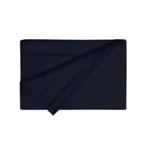 Image of Belledorm 200 Thread Count Egyptian Cotton Flat Sheet (Superking) (Black)