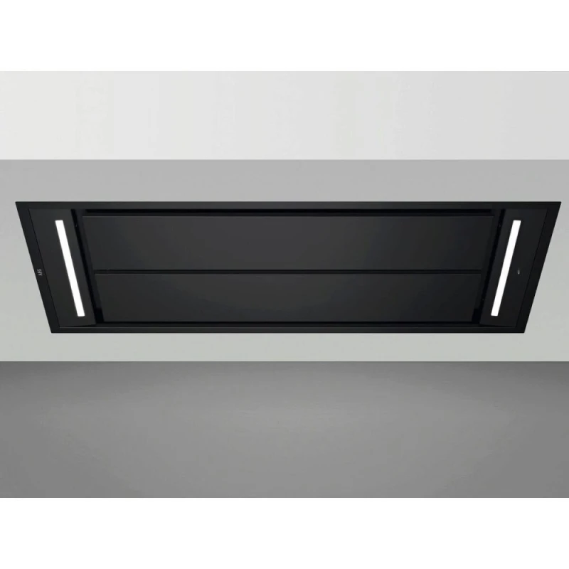 Image of AEG 7000 SilenceTech NDC7721SB Built In Ceiling Cooker Hood - Black
