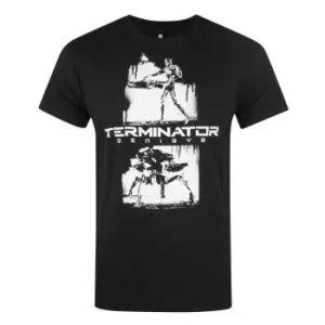Image of Terminator Mens Genisys Graffiti T-Shirt (L) (Black)