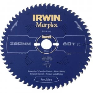 Image of Irwin TCG Construction Saw Blade 260mm 60T 30mm