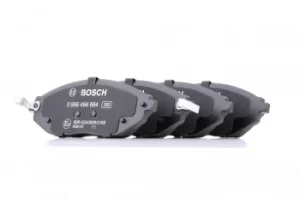 Image of Bosch Brake Pads CHEVROLET 0 986 494 684 96682858,96682858,96682858 Disk Pads,Brake Pad Set, disc brake 96682858,96682858