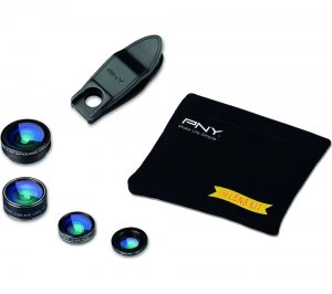 Image of PNY 4-in-1 Clip-on Smartphone Lens Kit