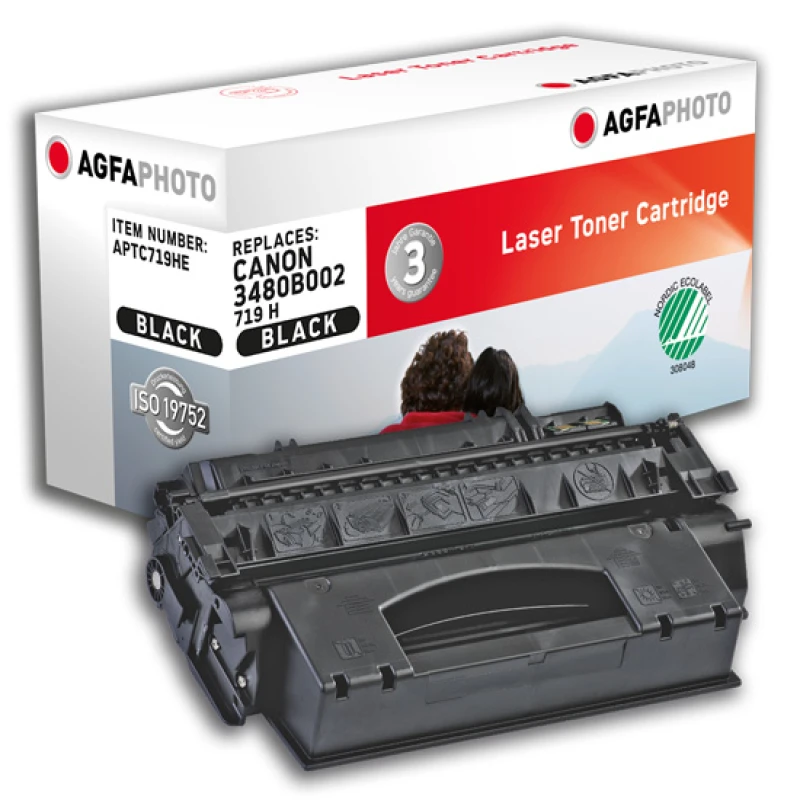 Image of AgfaPhoto APTC719HE toner cartridge Black